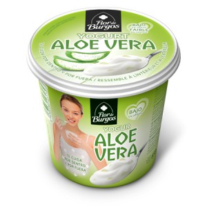 Flor de Burgos product: Aloe Vera yogurt 650g